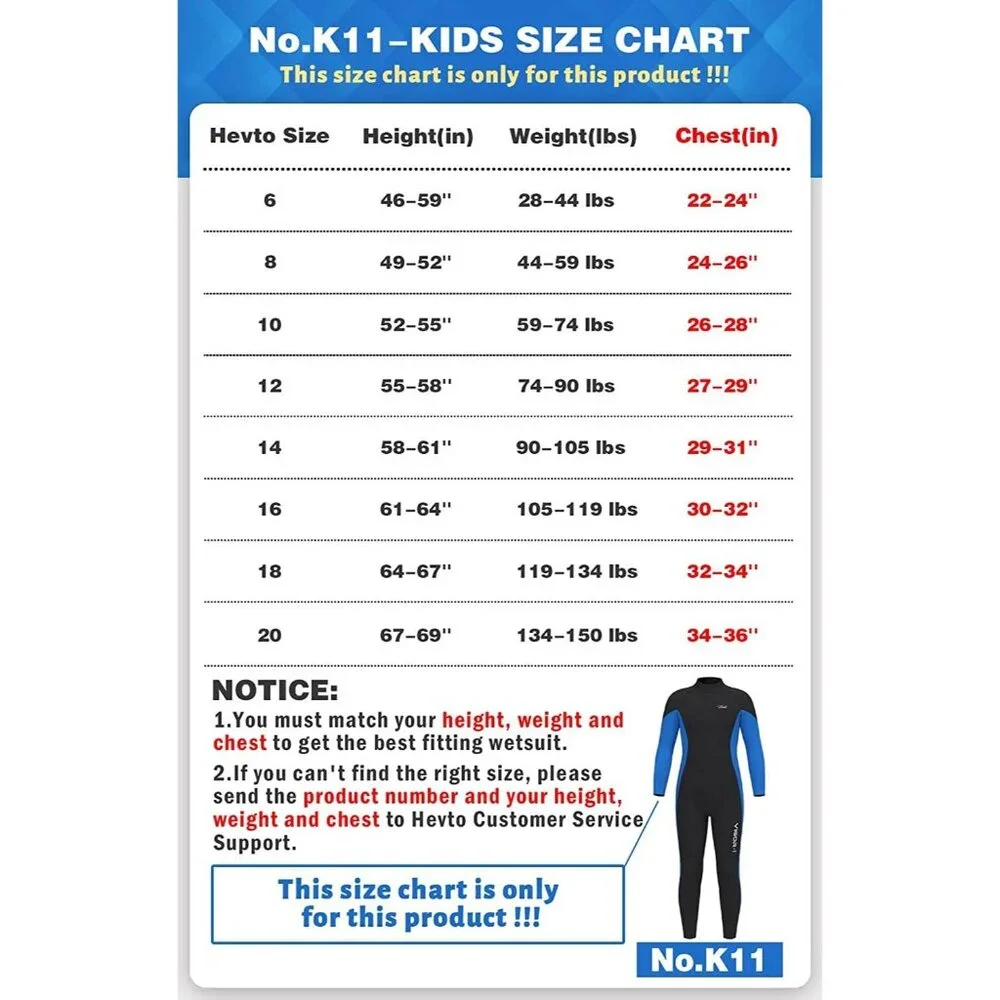 Kids' Wet Suit, long sleeve,Teal & Black One-Piece Swimsuit front zipper